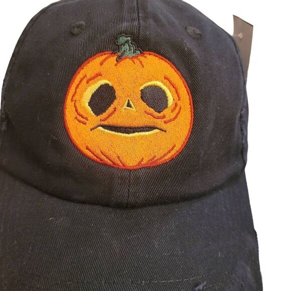Universal Studios Black Distressed Cotton Lil Boo Halloween Horror Nights Cap 20 - Picture 9 of 13